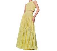 Ensemble de 2 pièces pour femme avec débardeur sans manches et jupe trapèze à taille élastique, ensemble de vêtements de détente, robe longue élégante deux pièces, streetwear, tenue de plage d'été