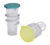 Ensemble de 2 pièces presse-citron, Mini presse-agrumes manuel Portable avec couvercle à vis pour la cuisson des assaisonnements et des jus frais