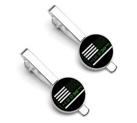 Ensemble de 2 pinces à cravate et boutons de manchette ronds « Soutien aux femmes atteintes d'un cancer du sein » et « Soutien aux femmes atteintes d'un cancer du foie » pour hommes, accessoires de mo