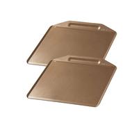 Ensemble de 2 Plaques à pâtisserie sans rebords 36 x 33 cm Zenker Mojave Gold