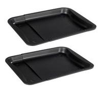 Ensemble de 2 Plaques de four extensible de 35-52 x 32 cm Zenker Black Metallic Zenker