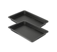 Ensemble de 2 Plaques de four rectangulaire 42 x 29 cm Zenker Black Metallic Zenker