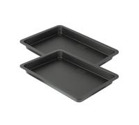 Ensemble de 2 Plaques de four rectangulaire 42 x 29 cm Zenker Black Metallic Zenker