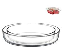 Ensemble De 2 Plat Ovale Marque Pasabahce Ligne Borcam Cm26/35