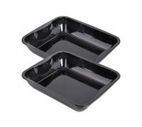 Ensemble de 2 Plats à four XXL rectangle en acier émaillé 40 x 34 cm Zenker Spécial cooking Zenker