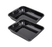 Ensemble de 2 Plats à four XXL rectangle en acier émaillé 40 x 34 cm Zenker Spécial cooking Zenker