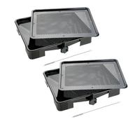 Ensemble de 2 Plats de cuisson four pour rôti avec bac de récupération du jus de 3 litres 39 x 33 cm Zenker Special Cooking Zenker