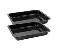 Ensemble de 2 Plats rectangulaire XXL 40 x 29 cm en acier émaillé Zenker Spécial Cooking Zenker