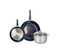 Ensemble de 2 Poêles de cuisson 24 et 32 cm et 1 faitout 20 cm Elo Prima Brillant Elo