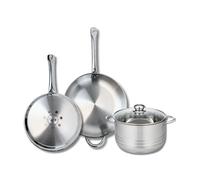Ensemble de 2 Poêles de cuisson 28 et 32 cm et 1 faitout 24 cm Elo Profi Brillant Elo