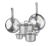 Ensemble de 2 Poêles de cuisson 28 et 32 cm et 3 faitouts 12, 20 et 26 cm Profi Citrin Elo