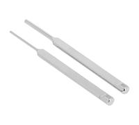 Ensemble de 2 poinçons à goupille en acier au carbone, outil de poinçonnage à goupille à rouleau, conception étendue de 3/32 pouces avec démarreur magnétique, côté plat pour