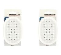 Ensemble de 2 Portes savon plastique Fackelmann Tecno