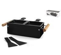 Ensemble De 2 Raclettes Antiadhésives Avec Spatules, Noir, Marque H&H