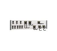 Stanley Rails muraux STST22000-1 2 rails Vesatrack + 18 crochets assortis Multicolore