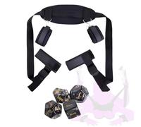 Ensemble de 2 sangles de yoga pour immobiliser les mains et les pieds, étirer les muscles des bras et des jambes, indispensable pour les studios de yoga