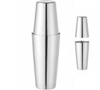 Ensemble de 2 shakers Boston pour boissons et cocktails, en métal, 0,8 L - Argen