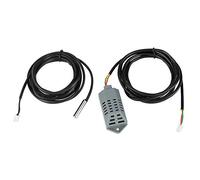 Ensemble de 2 sondes de capteur d’humidité et de température à haute précision, capteurs industriels pour incubateurs avec une précision de ±0,1 °C, sondes longues de 1,55 m/1,68 m