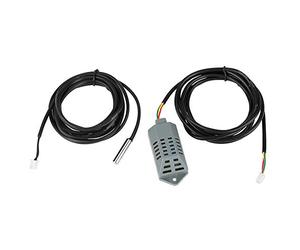 Ensemble de 2 sondes de capteur d’humidité et de température à haute précision, capteurs pour incubateurs industriels, sonde de température avec une précision de ±0,1 °C et capteur