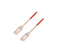 Ensemble de 2 Spatules de cuisine ajourée 34 cm Wood Edition Fackelmann