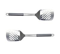 Ensemble de 2 Spatules de cuisine ajourée en inox 33 cm Elemental Fackelmann
