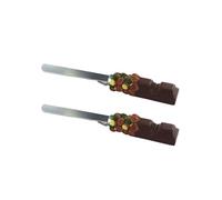 Ensemble de 2 Spatules - FACKELMANN - Pour pâte à tartiner - 19 cm