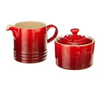 Ensemble de 2 sucriers et cr mier en gr s Le Creuset Cerise