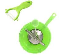 Ensemble de 2 ustensiles spécial purée avec éplucheur et moulin à légumes - FACKELMANN -