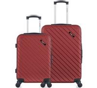 Ensemble de 2 valise bluestar - valise weekend et valise cabine cité - bordeaux bordeaux G
