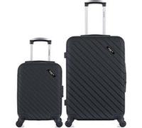 Ensemble de 2 valise bluestar - valise weekend et valise cabine xxs cité - noir