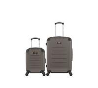 Ensemble de 2 valise bluestar - valise weekend et valise cabine xxs opera - marron