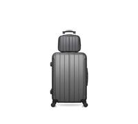 Lot de 2 - Valise weekend et vanity NAPOLI - gris - BLUESTAR