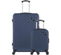 Ensemble de 2 valise grand format et valise cabine xxs cité - marine marine G