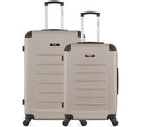 Ensemble de 2 valise grand format et valise weekend opera - beige beige G