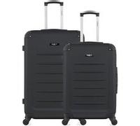 Ensemble de 2 valise grand format et valise weekend opera - noir