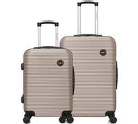 Ensemble de 2 - valise weekend et valise cabine london - beige beige G