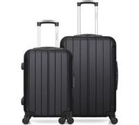 Ensemble de 2 - valise weekend et valise cabine napoli - noir