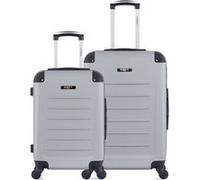 Ensemble de 2 - valise weekend et valise cabine opera - gris gris G
