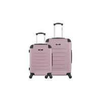 Ensemble de 2 - valise weekend et valise cabine opera - rose dore