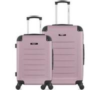 Ensemble de 2 - valise weekend et valise cabine opera - rose dore