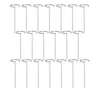 Ensemble De 20 Brochettes Pour Barbecue - Bâtonnets Verticaux En Acier Inoxydable Pour Friteuse À Air, Ustensiles De Barbecue Réutilisables | Grillades Durables Avec Pointes Acérées, Bâtonnets Métalli