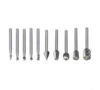 Ensemble de 20 Fraises Rotatives en Acier pour Bois, Têtes de Meule | Ensemble De 20 Fraises Rotatives BoisTête De Meulage Pour DremelOutils De pour sculpture BoisFraises Carbure