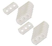 Ensemble de 20 lames de rechange pour racloir à plancha Fackelmann