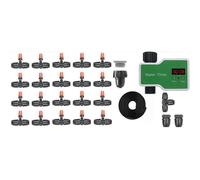 Ensemble de 20 m pour arrosage automatique?: outils d'irrigation, électrovanne, contr?leur intelligent,