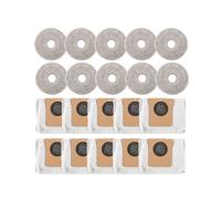 Ensemble de 20 Sacs à Poussière et Serpillères Aspirateur pour Mijia M40 D110CN. Pièces Détachées.