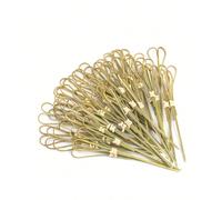 Ensemble de 200/100/50/20 pièces de piques de fruits créatifs, brochettes en bambou, fourchettes délicates pour gâteaux et collations, convenant pour diverses occasions : fête, anniversaire, mariage,