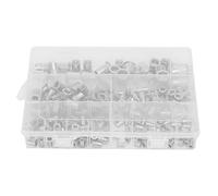 Ensemble de 205 écrous à riveter en acier inoxydable, kit de quincaillerie d’écrous à riveter à tête plate avec tailles mixtes M3, M4, M5, M6, M8 et M10, pour la fixation de