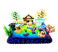 Ensemble de 22 d corations de g teau d'anniversaire Puppy Dog Pals avec Bingo et ses amis, avec accessoires d coratifs th me