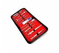Ensemble de 22 Instruments de Dissection, adapté aux laboratoires de biologie, aux laboratoires vétérinaires, à l'anatomie, à la botanique et aux étudiants en médecine.
