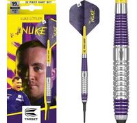 Ensemble de 22 pièces Soft Tip - Target - Luke Littler Brass - Argent/Violet - Intérieur - Adulte - Mixte